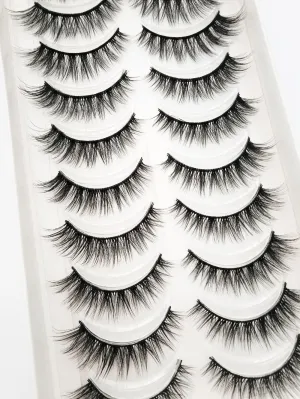 10 Pair Eyelash extensions