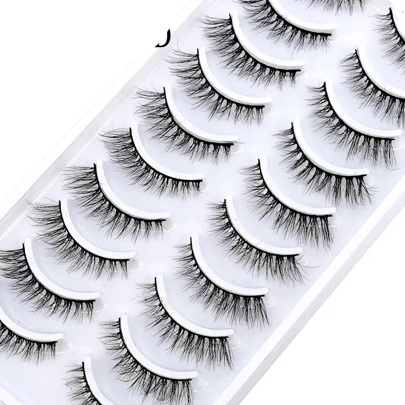 10 Pair Eyelash extensions