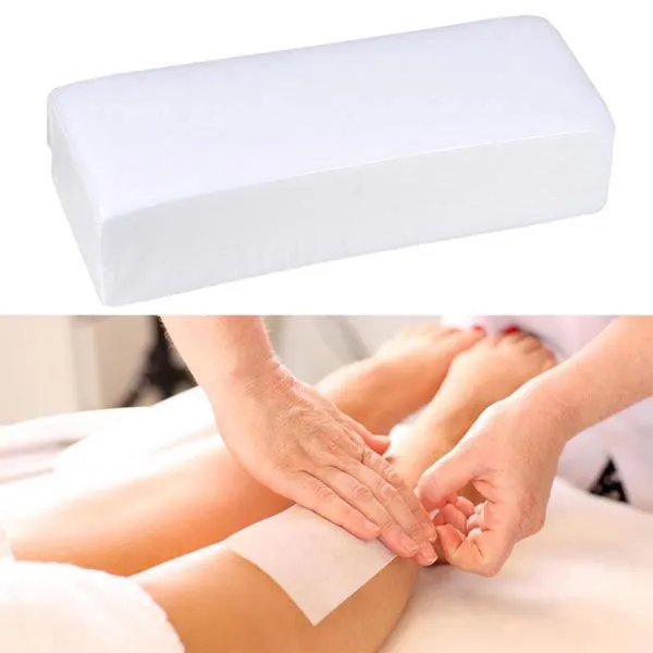 100pcs Non-Woven Waxing Strips Hair Removal Depilatory