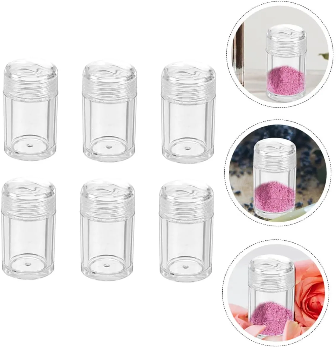 10ml Plastic Loose Powder Bottles Travel Eye Shadow Powder Case Cosmetics Storage Bottles Fine Craftsmanship