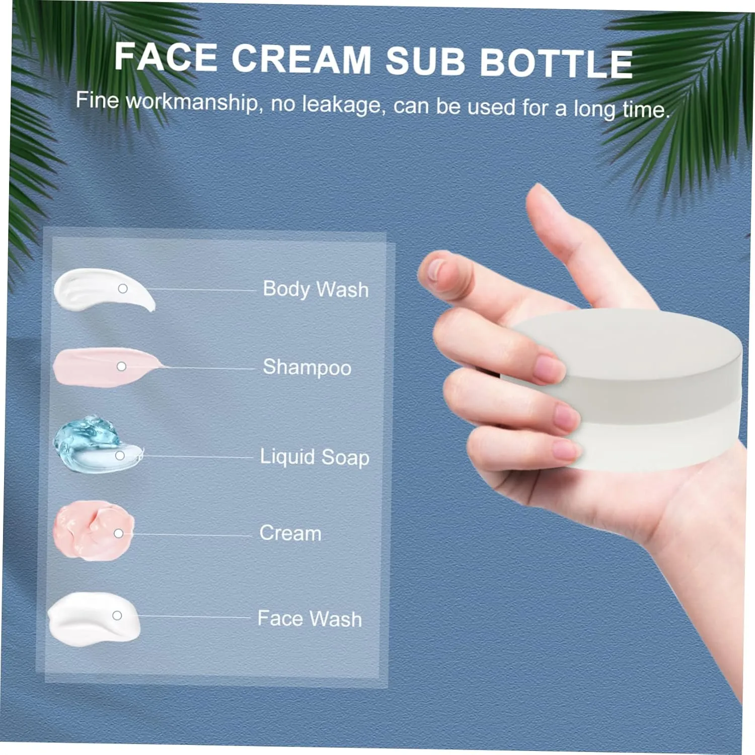 10pcs Boxes Cream Box Loose Powder Box Mini Containers with Lids Makeup Samples Empty Cream Bottle Refillable Jars Cosmetic Containers with Lids Travel Plastic Frosted Acrylic/1326, 464895