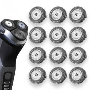 12 Pcs AQREP4U Replacement Heads Compatible with Philips Norelco Shaver Series 3000 Replacement Blades, 2000, 1000 and S738 and S1560 Electric Razor for Men Replacement Heads Razor Blades Shaver