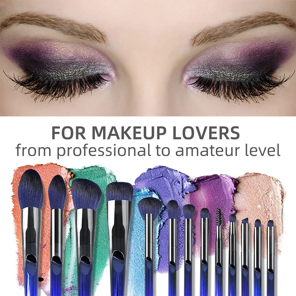 13 Pcs Professional Advanced Makeup Brush