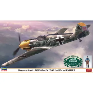 1/48 Messerschmitt Bf109E4/N   GALLAND   w/FIGURE