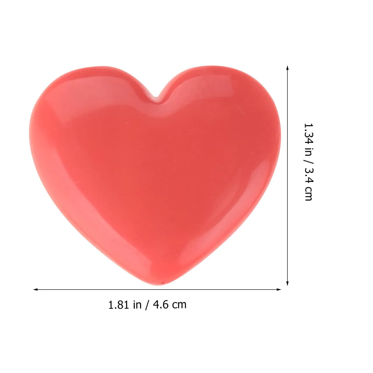 16Pcs Heart Shape Makeup Palette with Mirror, Refillable Makeup Containers for Lip Balm Eye Shadow Face Cream