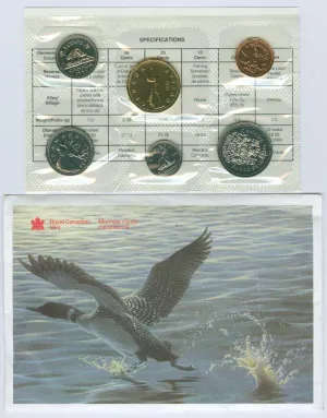 1995 Uncirculated Set of 6 Canadian Coins (Proof-like Set)