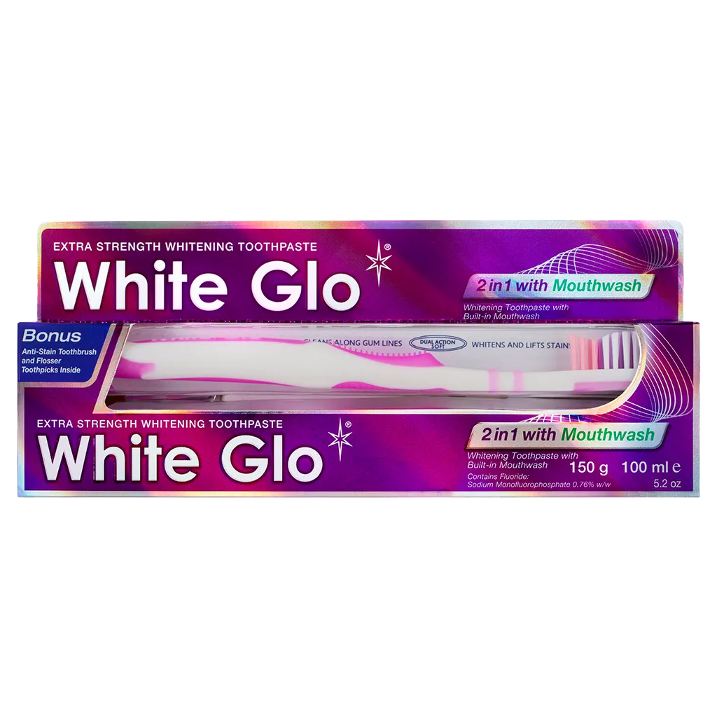 2-in-1 Whitening Toothpaste With Mouthwash