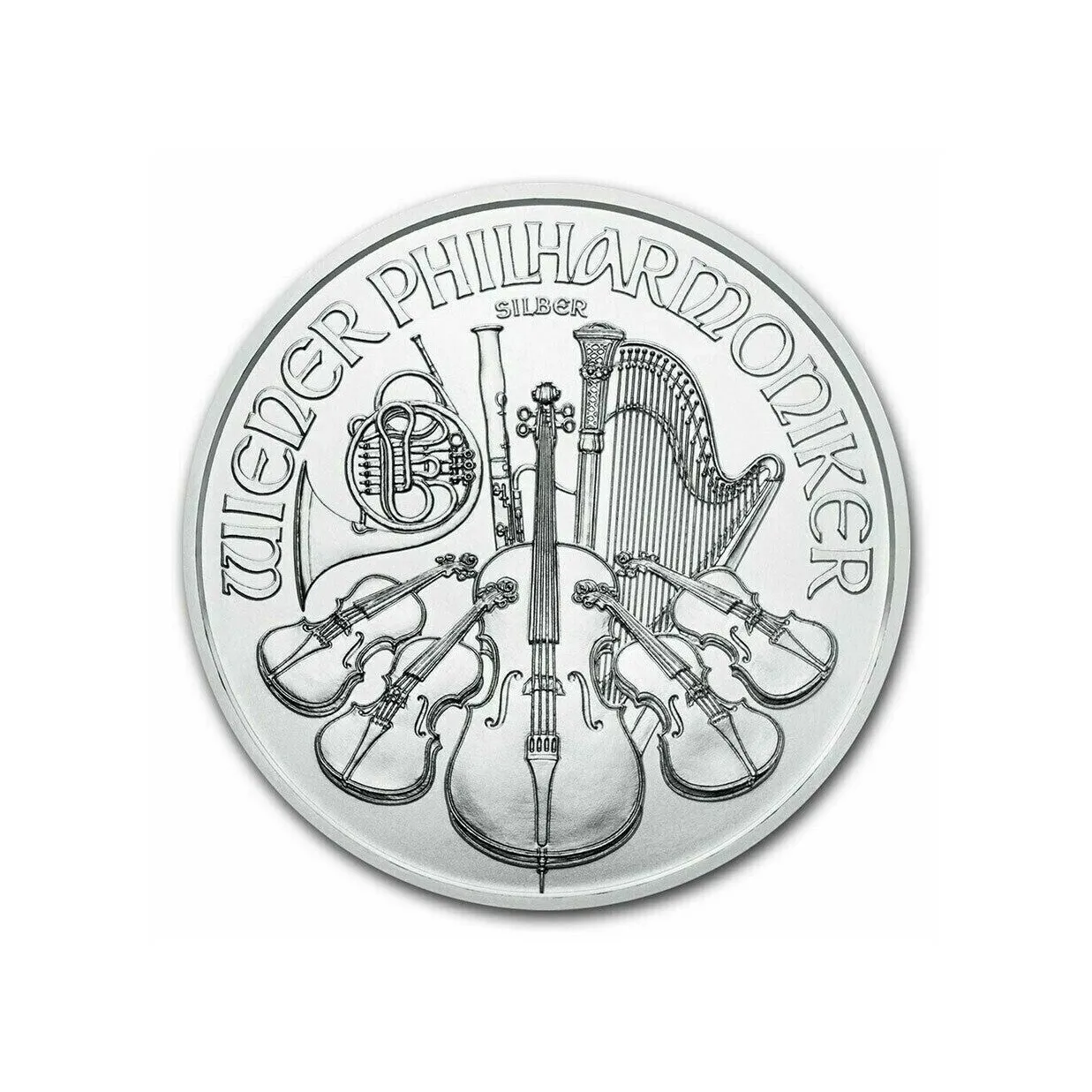 2021 Austrian Philharmonic 1oz Fine Silver