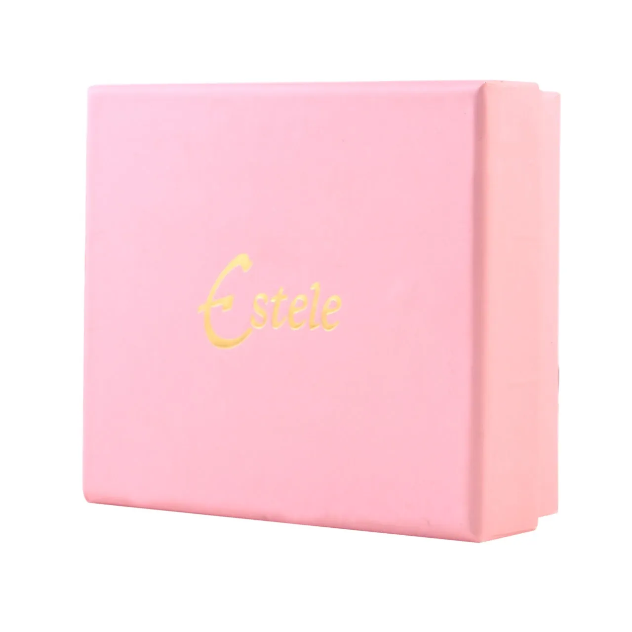 24Kt Gold Plated Trendy Candy Pendant With Fancy Pink Crystals