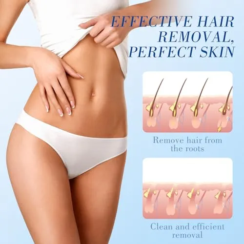 24Wax Strips -Wax Strips for Hair Removal - Facial Hair Removal for Women - Waxing Kit for Face, Body, Arms, Legs, Chest, Back, Bikini & Brazilian 24ct Waxing Strips & 2Calming Oil Wipes