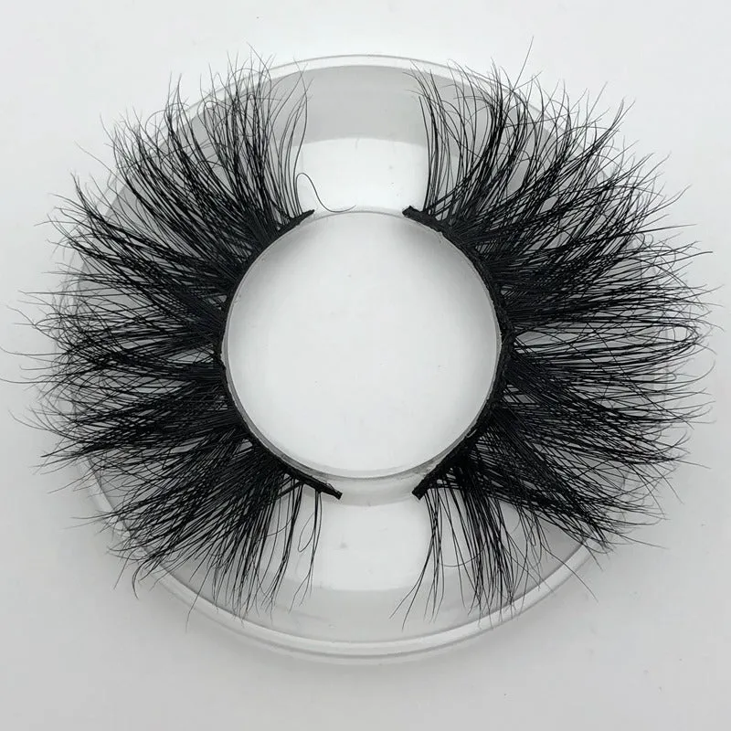 25mm Long 3D mink lashes extra length Big dramatic volume