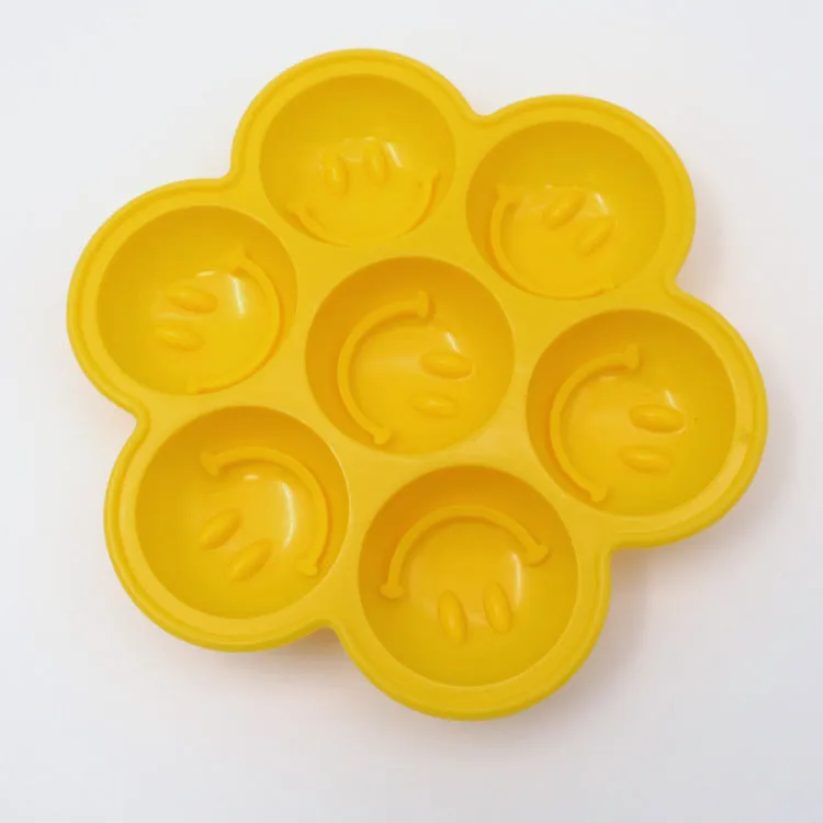 2PC Silicone Mold 7-Hole Silicone Ice Tray Creative Ice Cubes Mold round Ice Maker
