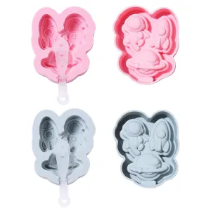 2PC Silicone Mold Astronaut Modeling Silicone Ice Box DIY Baking Cheese Sticks Mold