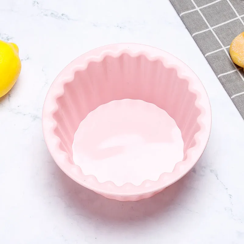 2pcs Silicone Mold 6-Inch Heightened Lace Silicone Mold Cake Baking Mold