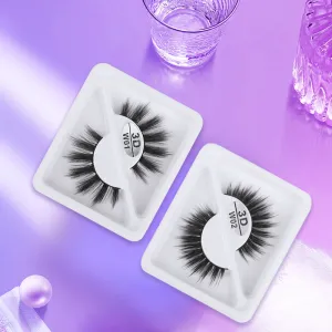 3 Pairs False Eyelashes with Blue Box W01