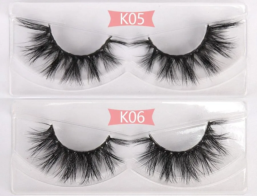 30 Pairs 3d Mink Lashes Wholesale Overseas 3D Mink Lashes Thick Long