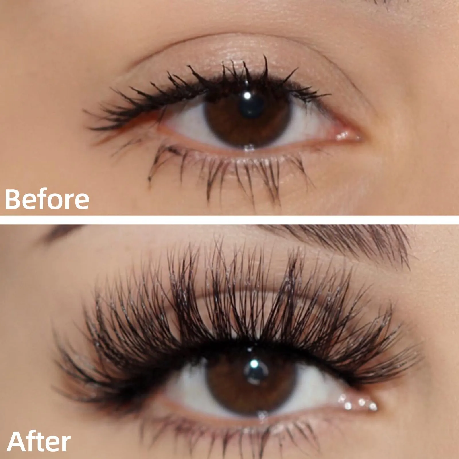 320PCS Mink Lashes Fluffy Lash Clusters DIY Kit 30D 40D 50D False Eyelashes Clusters, Wispy lash Clusters Individual Eyelashes Kit for Applicator at Home DIY Lash Extension