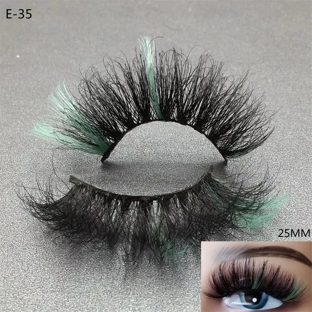 3D Colorful Mink Eyelashes