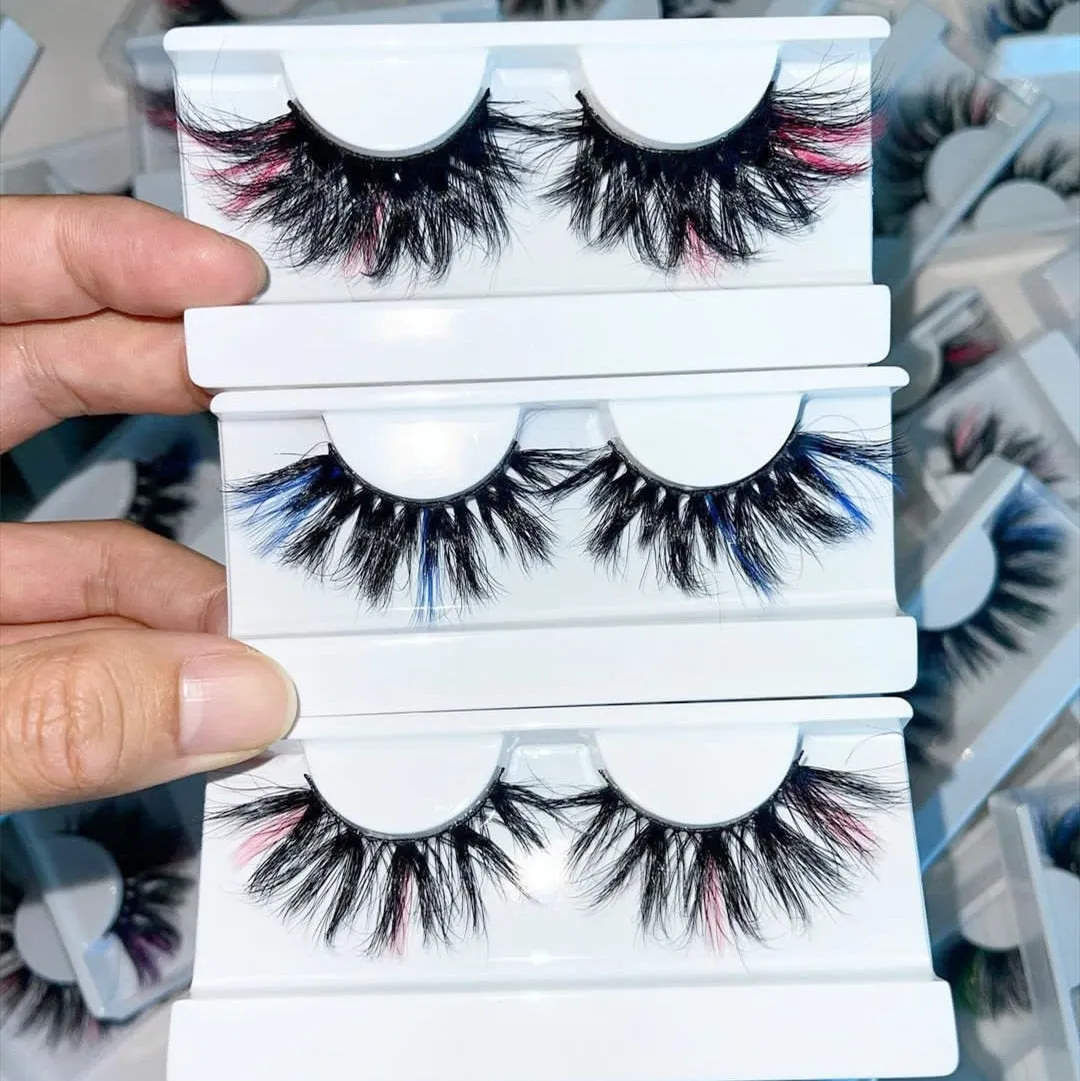 3D Colorful Mink Eyelashes