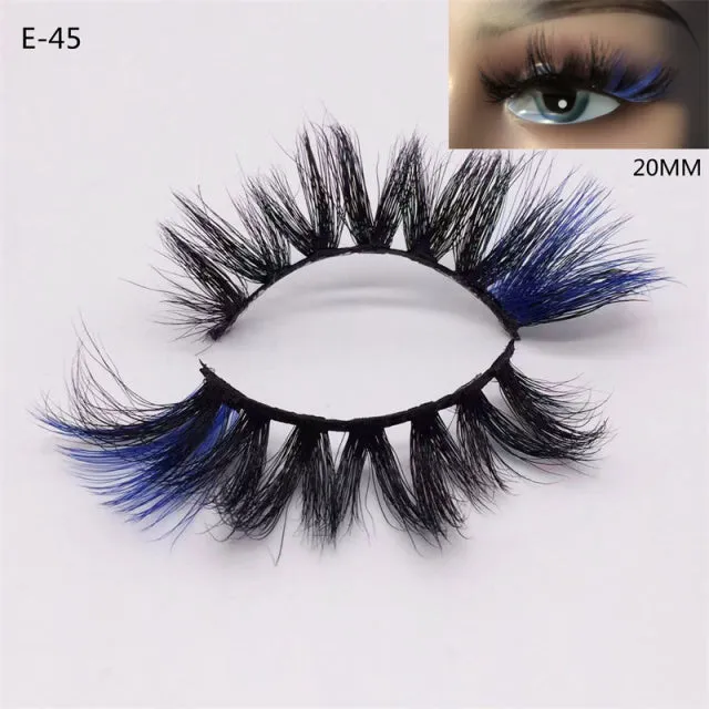 3D Colorful Mink Eyelashes