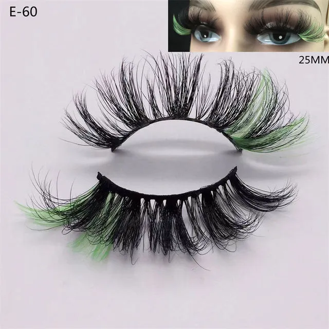 3D Colorful Mink Eyelashes