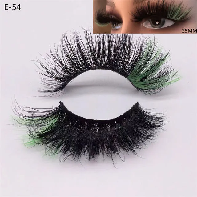 3D Colorful Mink Eyelashes