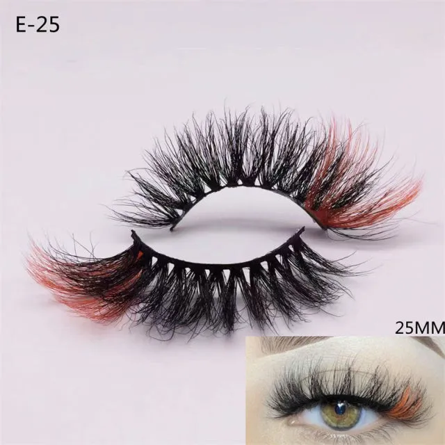 3D Colorful Mink Eyelashes