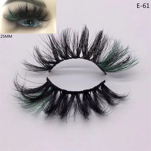 3D Colorful Mink Eyelashes