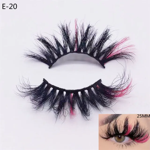 3D Colorful Mink Eyelashes