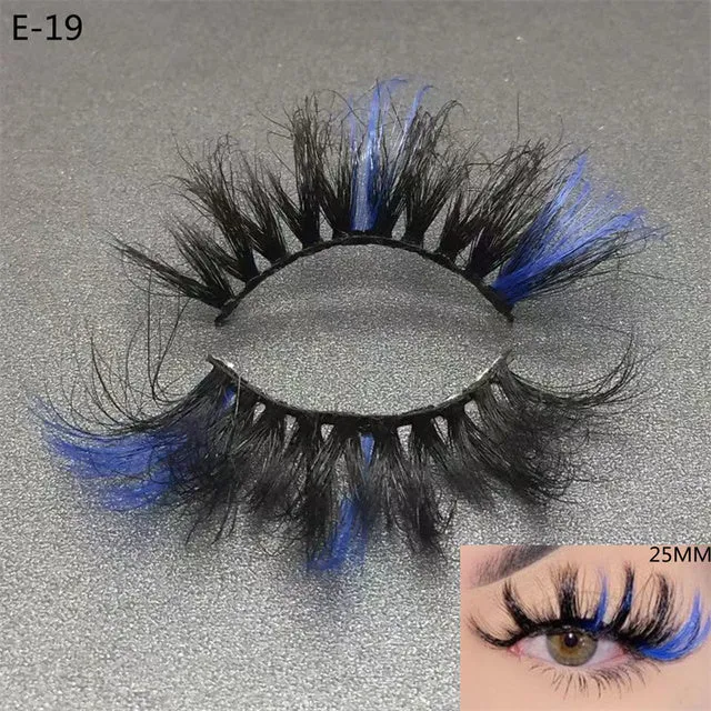 3D Colorful Mink Eyelashes