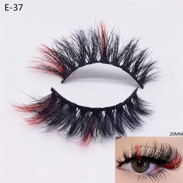3D Colorful Mink Eyelashes