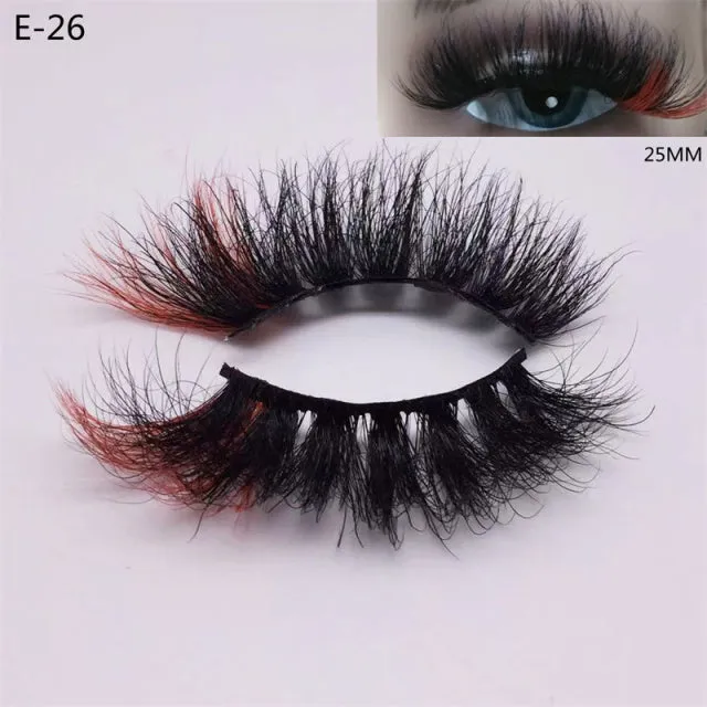 3D Colorful Mink Eyelashes