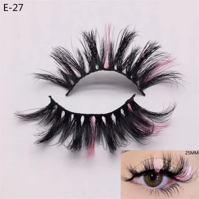 3D Colorful Mink Eyelashes