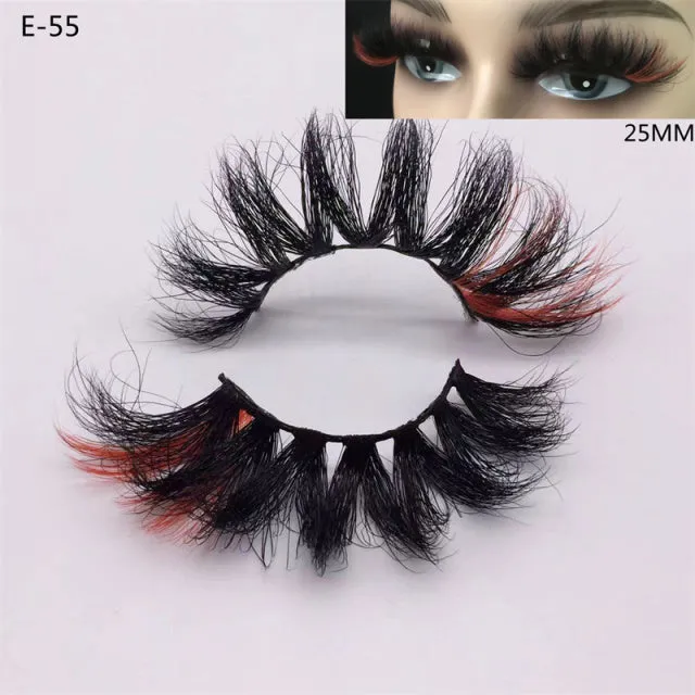 3D Colorful Mink Eyelashes