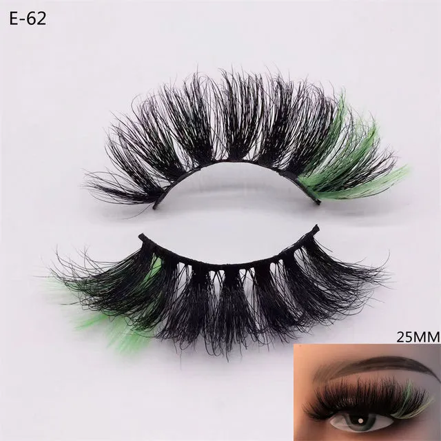 3D Colorful Mink Eyelashes