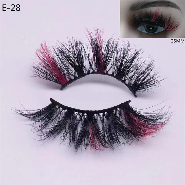 3D Colorful Mink Eyelashes