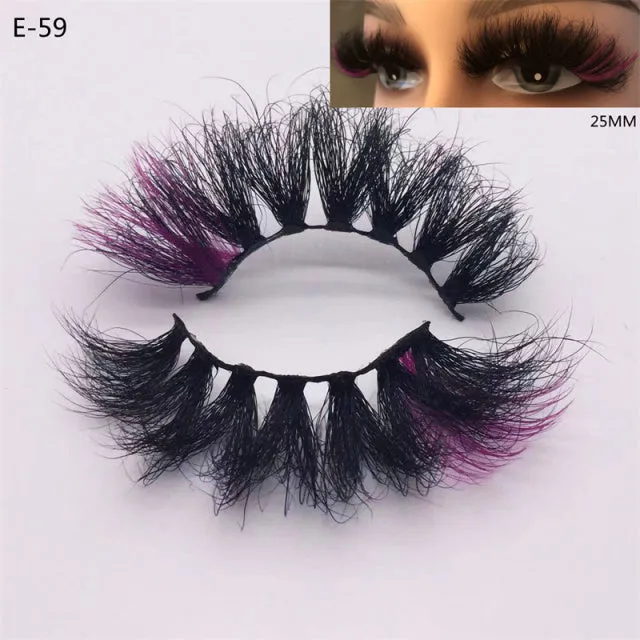 3D Colorful Mink Eyelashes