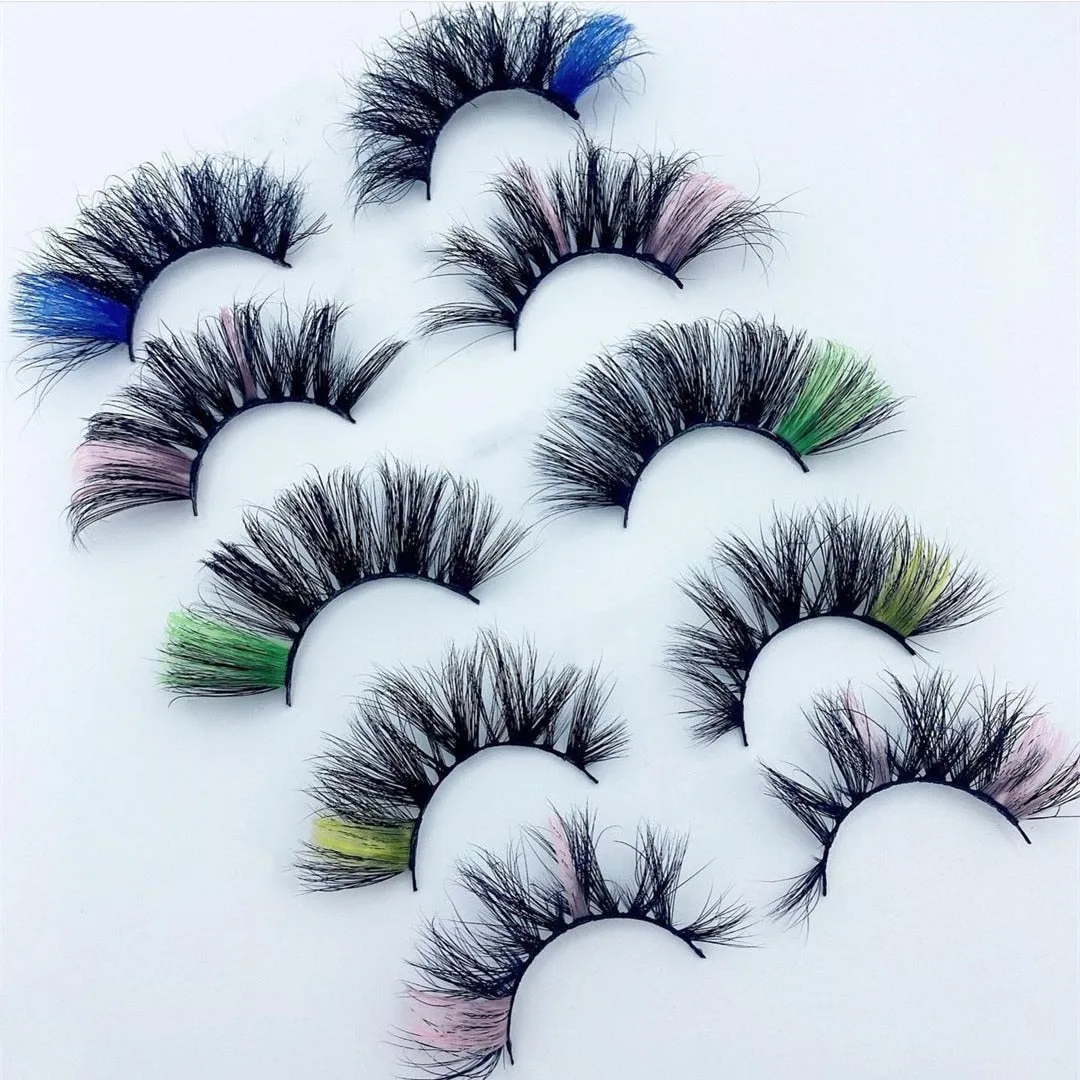 3D Colorful Mink Eyelashes