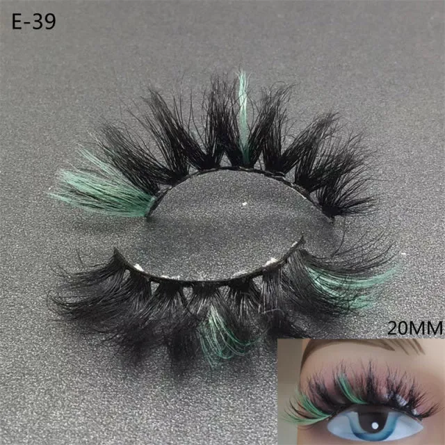 3D Colorful Mink Eyelashes