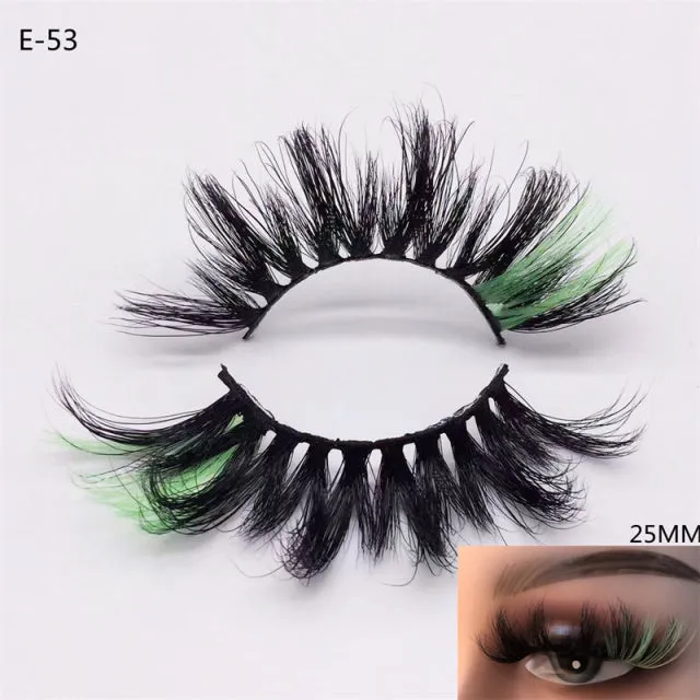 3D Colorful Mink Eyelashes