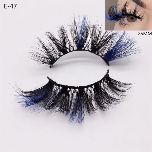 3D Colorful Mink Eyelashes