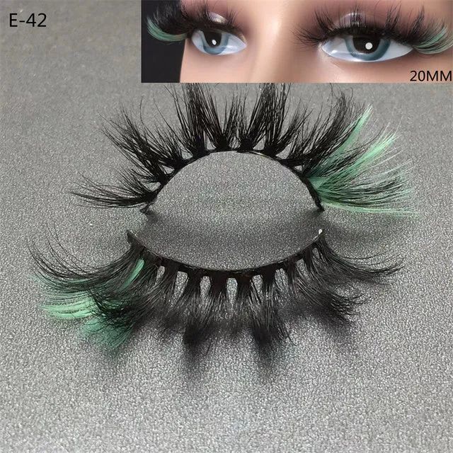 3D Colorful Mink Eyelashes