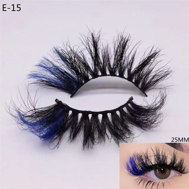 3D Colorful Mink Eyelashes