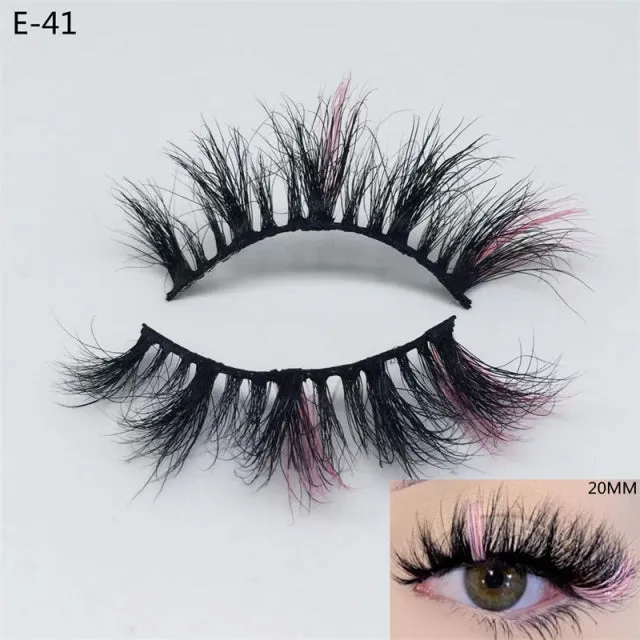 3D Colorful Mink Eyelashes