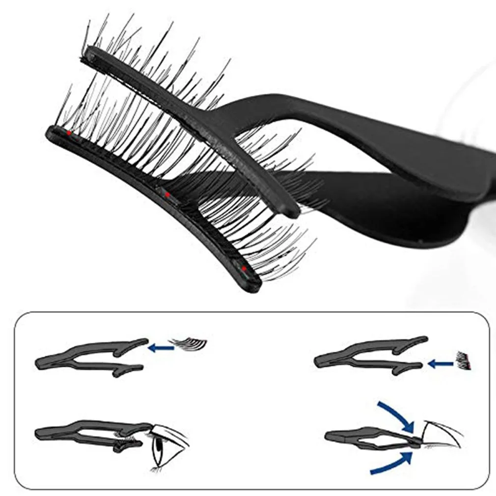 3D Magnet False Eyelashes Fake Eyelash Natural Thick Eye Lashes