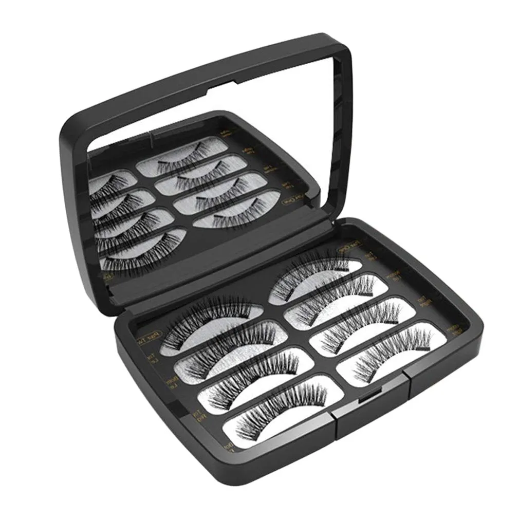 3D Magnet False Eyelashes Fake Eyelash Natural Thick Eye Lashes