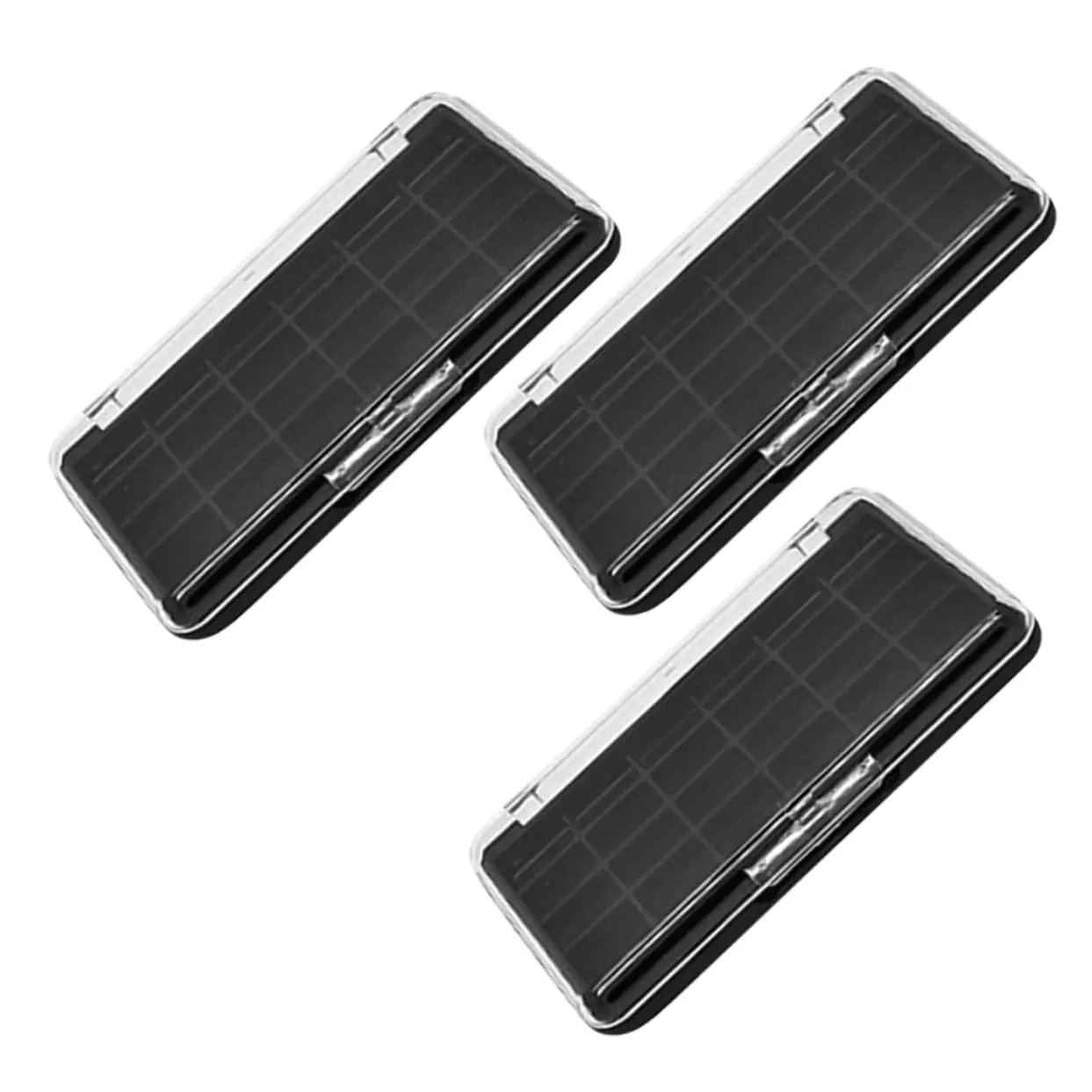 3pcs Makeup Tray Empty Eyeshadow Palette for Lipstick Cosmetic Storage Makeup Containers for Travel Home Use for Eye Shadow Loose Powder Organization