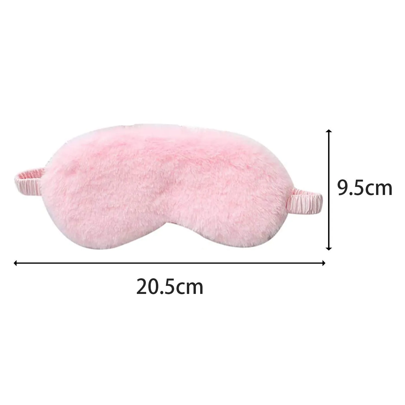 4 Pcs Plush Eye Mask Soft Fluffy Plush Eye Mask Sleep Mask Adjustable for Kids Adult Women