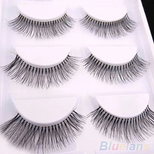 5 Pairs Natural Sparse Cross Eye Lashes