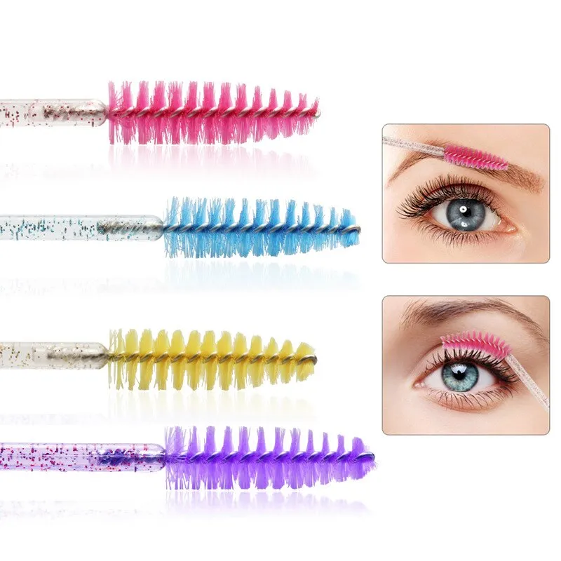 50pcs Eyelash Brushes Makeup Brushes Disposable Mascara Wands